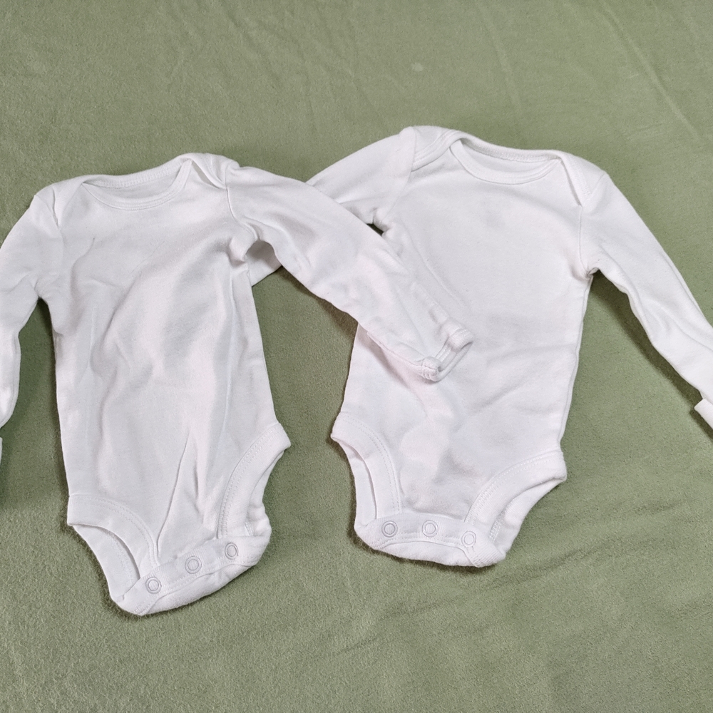 9 Piece Carter's Newborn Girl Clothing with Floral Dress and Onesies - Picture 12 of 16